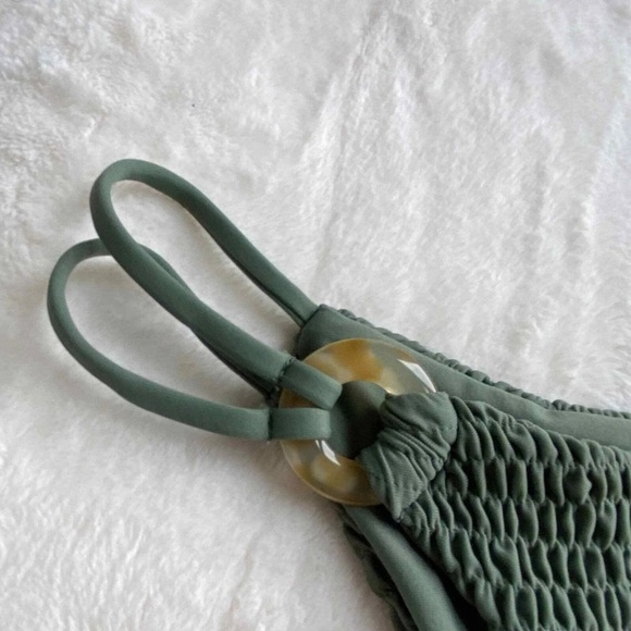 Free People x Aila Blue Olive Bikini Set 2005 - Picture 7 of 15